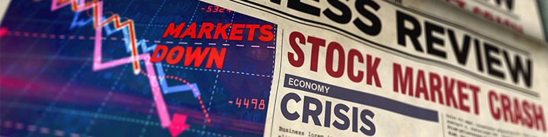 crollo del mercato azionario